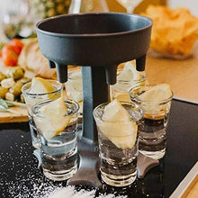 Yannn Dispenser per Bicchierini a Sei Modi, erogatore per Cocktail, erogatore Multiplo per Pallini da 6 Barre (Grigio, Blu, Rosso)