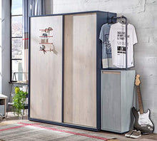 Armadio cameretta bambino -cm: 163 cm - H 203 cm - 58 cm - [Serie: Dafne-Trio] - (DF11)