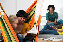 Amazonas Hammock Lava Poltrona Sospesa Brasil Gigante Esmeralda, Arancione, 140x140x200 cm