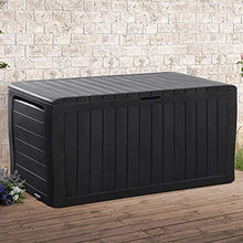 Deuba Keter Baule da Giardino Marvel Plus Contenitore Esterno cassapanca Balcone terrazza Patio Piscina portaoggetti