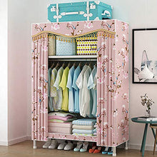 HWG Armadio Tessuto Armadio Pieghevole, con Scaffali E Appendiabiti, per Camera da Letto, Soggiorno, Studio,A