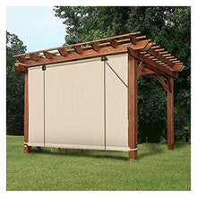 XJJUN Tende A Rullo, Impermeabili E Permeabili alla Luce, Schermo per La Privacy, Raffreddamento E Isolamento Termico, Veranda, Gazebo, Ponte, Gazebo, Terrazza, Cortile