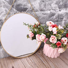 Specchio da Parete Rotondo cdhgsh Specchio da toeletta Dorato Specchi per Trucco Decorazione da Bagno