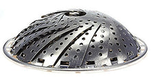 SaySure - Stainless Mesh Food Dish Vegetable Egg Fruit Steamer Basket Cook
