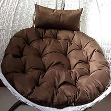 LLKK - Cuscino rotondo per sedia Papasan, con cuscino, per sedia a dondolo da appendere senza supporto, per patio