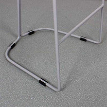 LWW Sgabelli, sgabelli, Sgabello sedia con schienale colazione sgabello con una sede curva e Pedali,Nero,Height65cm