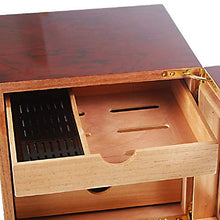 DTPP Umidificatore sigari/Humidor Armadietto Contenitore per sigari Marrone