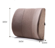 Cushion pillowXF Xufei Fondello Ridgeback, Design concavo per sedili semplici, Cuscini per Schienale Ufficio/Auto