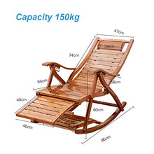 Lounger Sedia da Giardino Sedia A Dondolo da Esterno Sedia A Dondolo da Balcone Sedia Sedia A Dondolo con Bracciolo Marrone