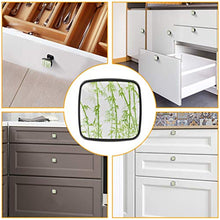 Verde bambù Pomelli per Porta Set di 4 Pomelli per Mobili Manopole per Cassetti Cucina Armadio Vetro