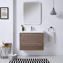 ATUM HOME - Mobiletto da bagno da 800 mm, con lavabo e 2 cassetti