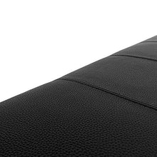 P17 | Testiera in Ecopelle | Righe | 180x80 | (Black)