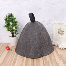 Rbiouseix Cappello in Sauna in Feltro di Lana Berretto Anti Calore Russo Banya per Protezione Testa Bagno