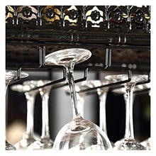 CCFENG A Testa in Giù cremagliera del Vino, Decorazione del soffitto Rack, Ideale for Bar, Ristorante, Cucina, Semplice Ferro di Stile cremagliera Bicchiere di Vino Appeso