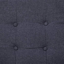 Festnight Divano a 2 Posti con Braccioli in Acciaio e Tessuto Grigio Scuro,Divano Design,Divano Soggiorno,Divano da Salotto,Divano 2 Posti,Divano Moderno