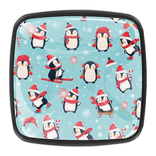 Illustrazione di cartone animato carino pinguino Pomelli per Porta 4 Pezzi Manopole per Mobili da Cucina Pomelli per Mobili Pomelli Per Cassetti/Cucina/Armadio Antichi