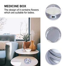 DOITOOL - Contenitore per pillole da viaggio, 2 pezzi, in metallo, per medicine e pillole, pieghevole