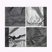 N / A Mobili da Giardino Copre mobili da Giardino per Tutto l'impermeabile Telo di Copertura mobili da Giardino Polvere Nera (Dimensioni, 230x110cm),185x110cm