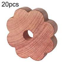 Fattigger, 20 blocchi di legno a prova di erme, a prova di fiore, per armadio, cassetto, armadio