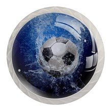 Maniglie per cassetti Manopole per cassetti Manopole rotonde Confezione da 4 per armadietto, cassetti, cassettiere, cassettiere ecc. calcio