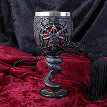 Nemesis Now B4476N9 Baphomet Calice 16cm, Resina con Acciaio Inox