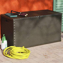 vidaXL Baule da Giardino 420 L Marrone in PP Cassapanca Cassa Contenitore Box