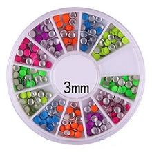 SaySure - 6 Colors 2-3mm Neon Rivet Round Metal Stud