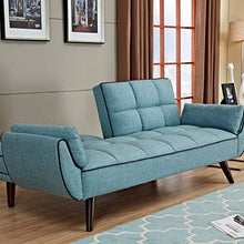 Stilprojectstore Divano Letto Clic Clac in Tessuto Imbottito e Legno - Erika