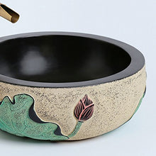 Lavabo Stile Cinese Moderno Semplice Rotondo Arte Bagno WC lavabo Piccolo Loto sopra Bacino contatore Lavabi
