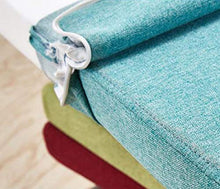 Xpnit - Cuscino per panca da giardino, 2 o 3 posti, morbido e lungo, per cucina, casa, esterno (100 x 35 cm, grigio scuro)