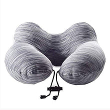 Vn Cuscino a Forma di U Cuscino Gonfiabile Cuscino da Viaggio per Aereo Cuscino da Viaggio Cuscino per Il Collo per Adulto Cuscino da Viaggio a Forma di U,1