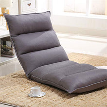 Divano Cuscino Lazy Couch Tatami Cuscino Balcone Computer Bed Waist Chair per Soggiorno e Ufficio (Color : Gray, Size : 130 * 53 * 13cm)