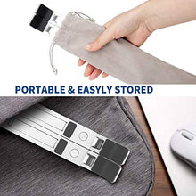 Supporto PC Portatile Pieghevole Omasi Supporto Portatile Supporto Notebook con 6 Livelli di Angoli Regolabili in Altezza, Alluminio Ventilato Porta PC per Tutti i Computer Portatili e Tablet