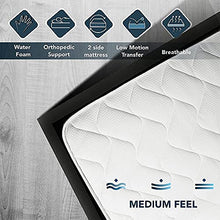 TEENO Materasso deluxe da 140 x 190 cm, spessore 18 cm, in memory foam e gel