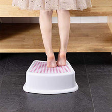 Sgabello Squatting Di Plastica Adatto A Tutti I Servizi Igienici E Bagno, Step Sgabelli Per Bambini, Presa Morbida Slip Resistant Per La Sicurezza, Impilabile,Blu