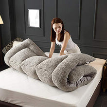 Materassi Tatami Materassi Addensare Warm Universale Pad Quilt (Colore : Grigio, Dimensione : 200x220cm)