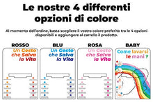 Ravi Idea Espositore da Terra con Gel Igienizzante Mani (Blu)