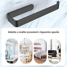 GOLDGE 2 Pezzi Porta Asciugamano Autoadesivo, Lega di Alluminio Anello Portasciugamani per Bagno e Cucina