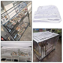 Telone trasparente da giardino impermeabile resistente, telo di copertura tettoie e teloni, copertura antipioggia per mobili da giardino per biciclette per auto da moto, per i lati della pergola