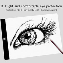 SZYZ A4 Copy Table LED Anime Trasparente Copy Board Practice Wording Light Board Bianco