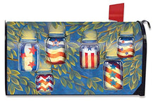 XJ-JX Patriotic Luminaries - Lanterne di copertura per cassetta delle lettere estive, colore: Rosso/Bianco e Blu