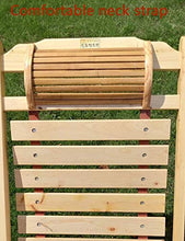 ZHANGYY Poltrone da Giardino Poltroncina in bambù, Poltrona da Esterno con poggiapiedi Lungo Sedia Pieghevole da Giardino Lettino da Giardino Durevole