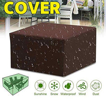 REW - Copertura per mobili da giardino, copertura per tavolo da patio, antivento e anti-UV