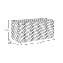 Keter 6039 - Scatola di Immagazzinaggio da Giardino, Colore Antracite, Capacita 302 L