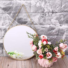 Specchio da Parete Rotondo cdhgsh Specchio da toeletta Dorato Specchi per Trucco Decorazione da Bagno