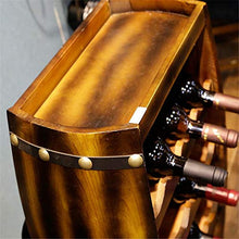 BABIFIS Legno Rack Vini, Artigianato Barile Mano Multi Layer Holder Gabinetto Grande Ornamenti Decorazioni Cantina di casa