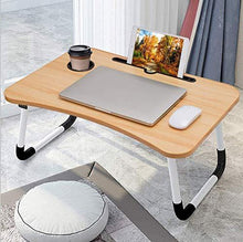Tavolo pieghevole per computer portatile, ideale anche come tavolo per lettura e vassoio per la colazione, per letto e divano, da 60 x 40 cm - Arredi Casa