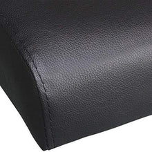AYNEFY- Divano Angolare Moderno a 3 Posti Nero, Divano Letto con Due Cuscini Struttura in Legno Similpelle Regolabile Nero - Arredi Casa