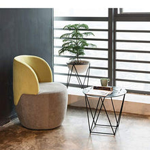 Yyqx Comodino Tavolino da Salotto con Balcone Geometrico, Semplice tavolino da Salotto Creativo in Ferro battuto Comodini Letto