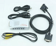 SaySure - PC Laptop Computer VGA to RCA AV Signal TV S-Video